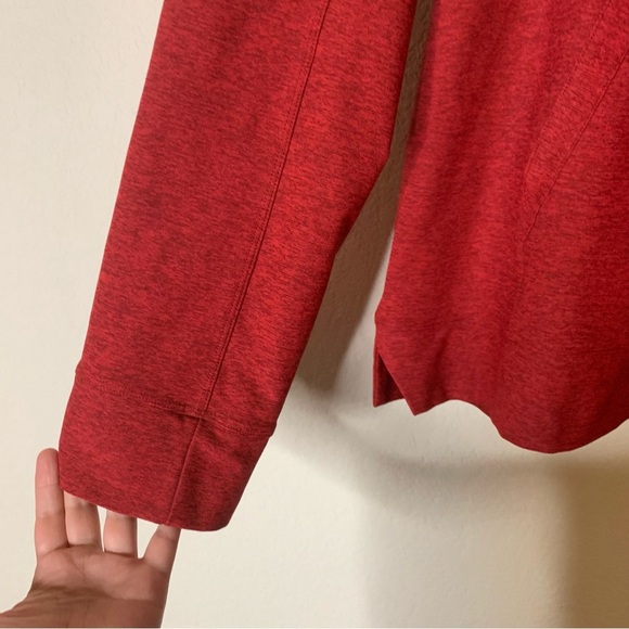 Outdoor voices Mens red cloud knit hoodie in burnt sumac L - Picture 4 of 10